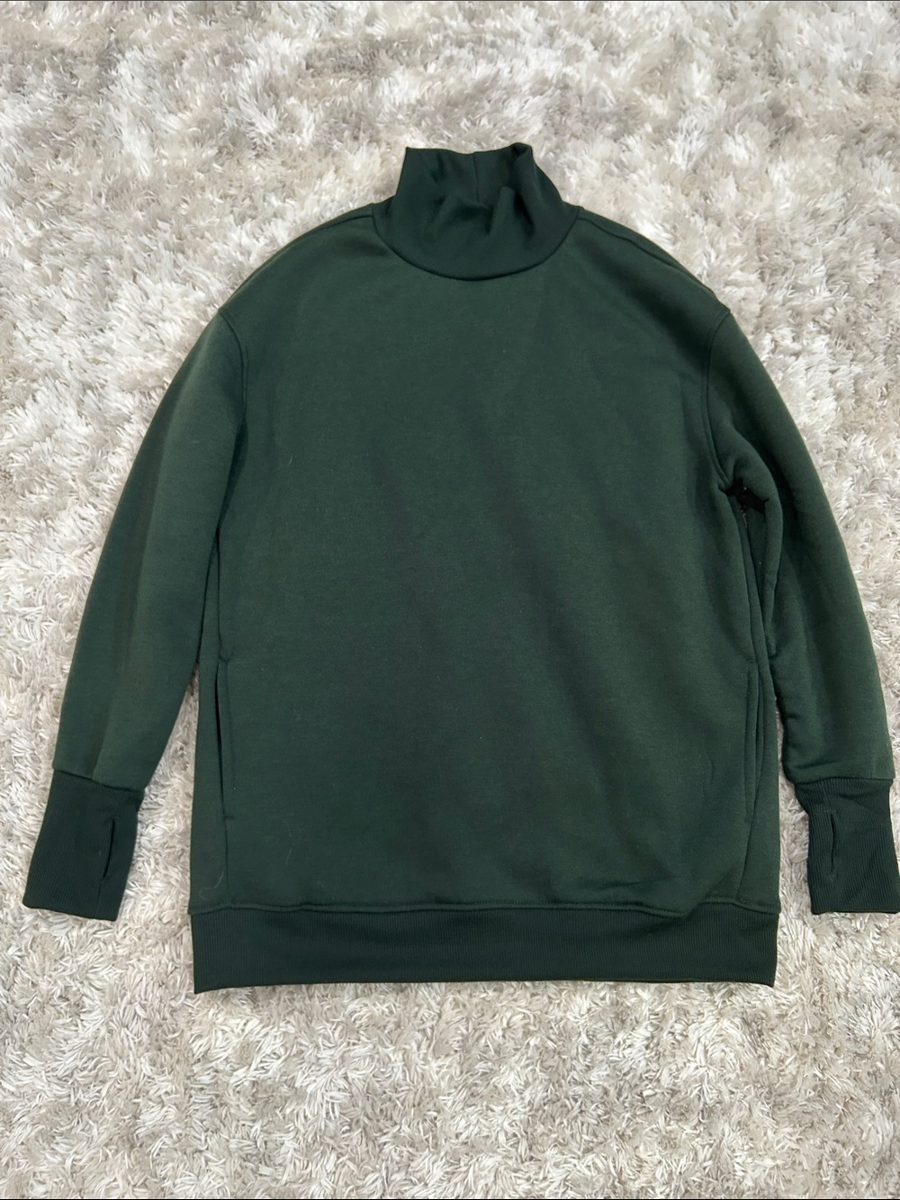 RBX Forest Green Turtleneck Sweater